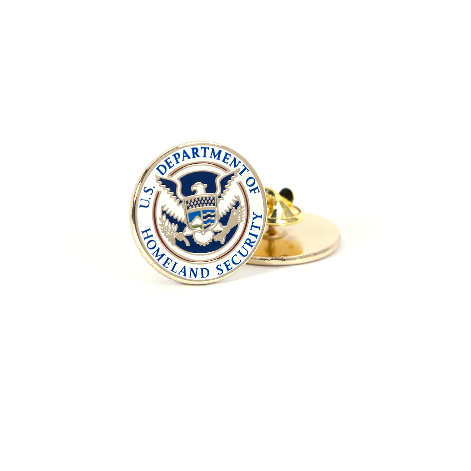 DHS Seal Lapel Pin (Gold)