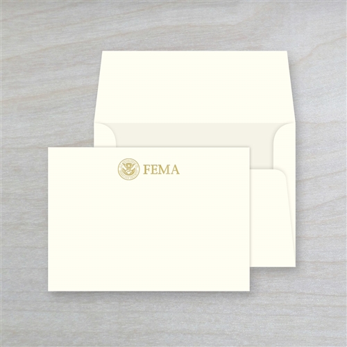 Correspondence Note Cards 250 pk. (FEMA)