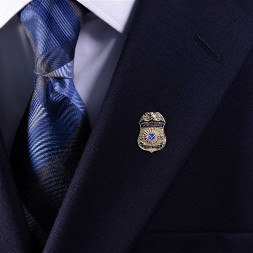 HSI Badge Gold Lapel Pin