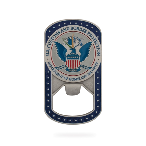 Dog Tag/Bottle Opener Coin (CBP)