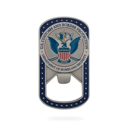 Dog Tag/Bottle Opener Coin (CBP) - in stock
