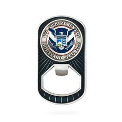 Dog Tag/Bottle Opener Coin (DHS) - in stock