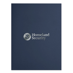 Two-Pocket Linen Folder (DHS)