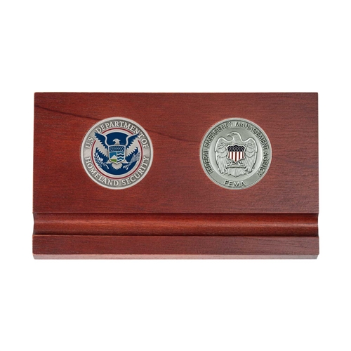 2 Coin Desk Pen Holder (FEMA)