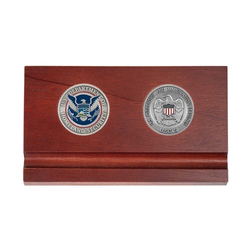 2 Coin Desk Pen Holder (USCIS)