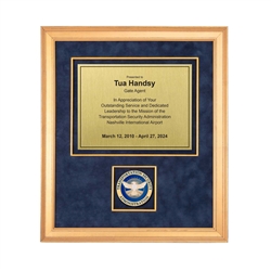 Recognition Shadow Box w/ Medallion (TSA)