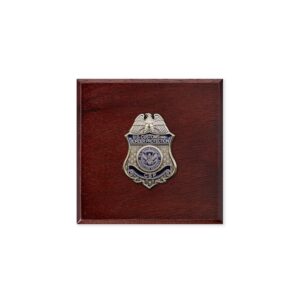 Presentation Box For Challenge Coin w/ CBP Emblem