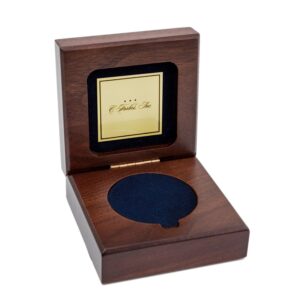 Presentation Box For Challenge Coin w/ DHS Emblem - Personalized