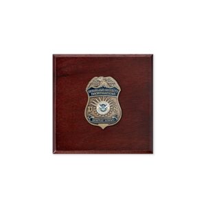 Presentation Box For Challenge Coin w/ HSI Emblem (Special Agent)