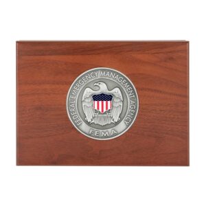Keepsake Box w/ Medallion (FEMA) - Antique Nickel - Unpersonalized