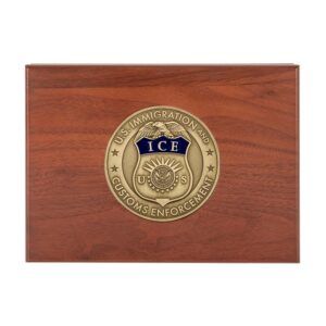 Keepsake Box w/ Medallion (ICE) - Antique Brass - Unpersonalized