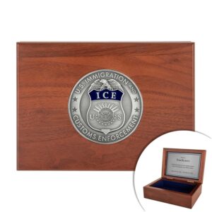 Keepsake Box w/ Medallion (ICE) - Antique Nickel - Personalize