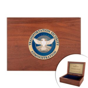 Keepsake Box w/ Medallion (TSA) - Antique Brass