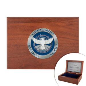 Keepsake Box w/ Medallion (TSA) - Antique Nickel