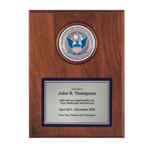 Medallion Plaque (CBP) - Antique Nickel