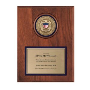 Alternative view of Medallion Plaque (FEMA)