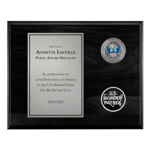 Coins Plaque (USBP) - Silver / Black