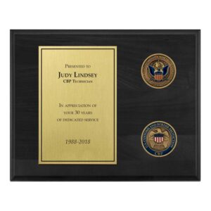 Coins Plaque (CBP) - Brass / Black