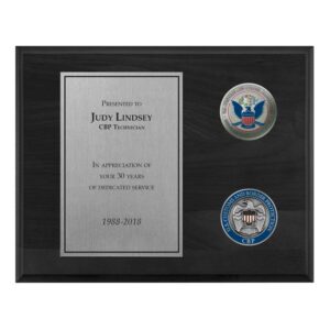 Coins Plaque (CBP) - Silver / Black