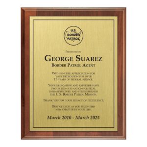 Fully Sublimated Plaque 8x10 (USBP)