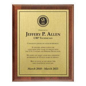 Fully Sublimated Plaque 8x10 (CBP)