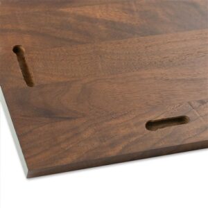 Alternative view of Fully Sublimated Plaque 8x10 (Customizable) - Brass / Walnut