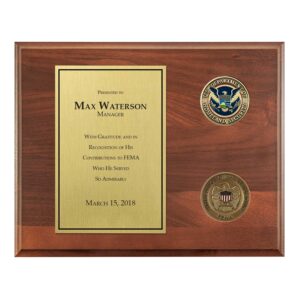 Coins Plaque (FEMA)