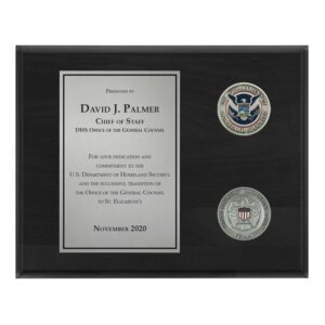 Coins Plaque (FEMA) - Silver / Black