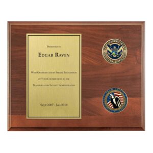 Legacy Coins Plaque (TSA)