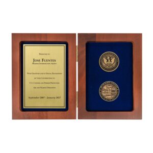 Personalized Book Box w/ Coins (CBP - AMO)