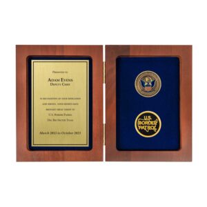 Personalized Book Box w/ Coins (Border Patrol)