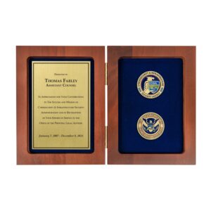 Personalized Book Box w/ Coins (CISA)