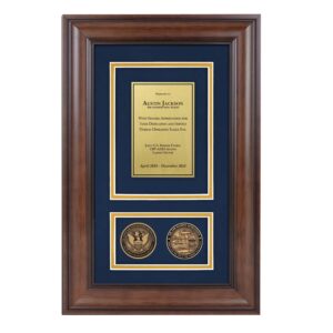 Recognition Shadow Box w/ Coins (CBP - AMO)