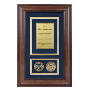 Recognition Shadow Box w/ Coins (DHS)