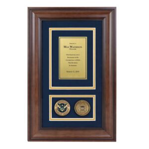 Recognition Shadow Box w/ Coins (FEMA)
