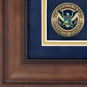 Alternative view of Recognition Shadow Box w/ Coins (FEMA)