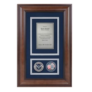 Recognition Shadow Box w/ Coins (HSI)