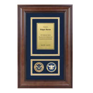 Recognition Shadow Box w/ Coins (TSA)