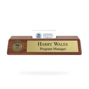 Alternative view of Nameplate / Business Card Holder (FEMA)