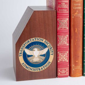 Alternative view of Medallion Bookend Set (TSA)