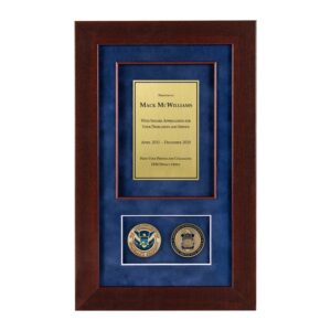 Recognition Shadow Box (Cherry) w/ Coins (FPS)
