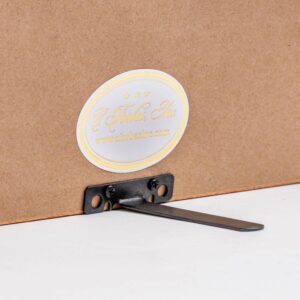 Alternative view of Desk Frame w/ 2 Coins Award (FPS) - Antique Nickel-Silver - Enter text here