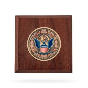 Wooden Paperweight w/ Coin (CBP)