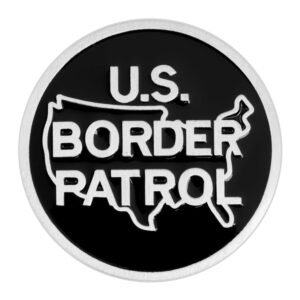 Alternative view of U.S. Border Patrol Challenge Coin (Silver)