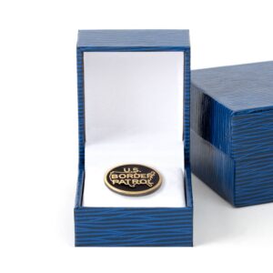 U.S. Border Patrol Lapel Pin - Blue Box