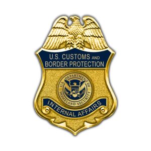 Alternative view of CBP Badge Lapel Pin – Internal Affairs