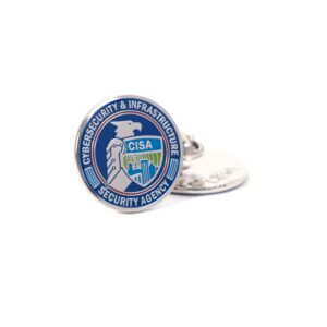 Alternative view of CISA Lapel Pin