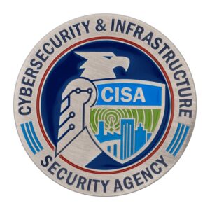 Alternative view of CISA Challenge Coin (Nickel-Silver)