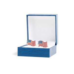 Alternative view of USA Flag Cufflinks (Silvertone)