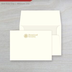 Correspondence Note Cards 250 pk. (DHS)